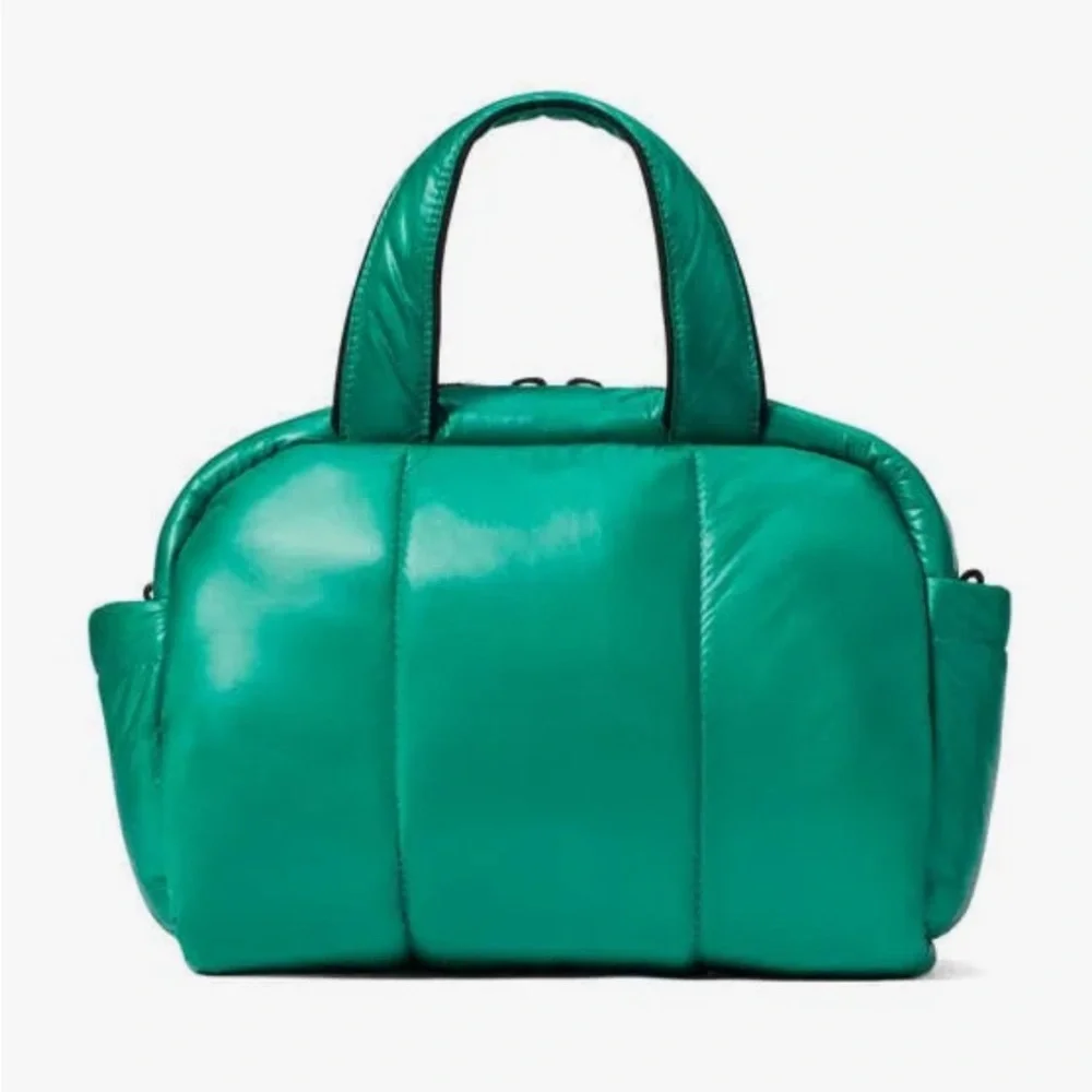 Kate Spade Puffed Puffy Satchel Wintergreen